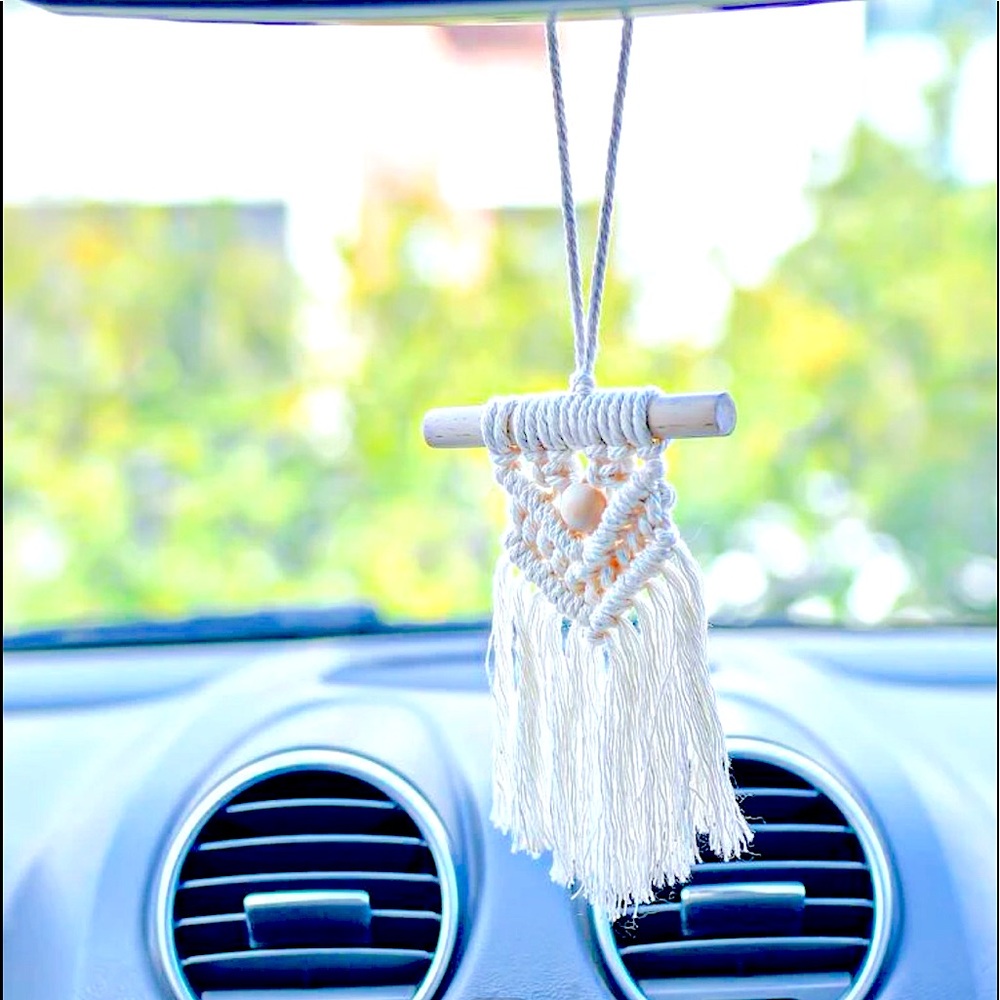 Modern »-»MaCrÄmË DeCoR«—« bOhO sTyLe | Woven Fiber Art | Multi-use Embellish